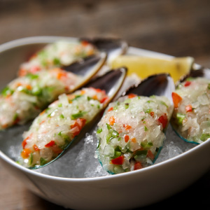 パーナ貝のイタリアンマリネ