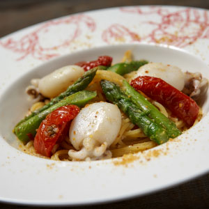 【秋冬限定】<br>ミニ甲イカとボッタルガのペペロンチーノ